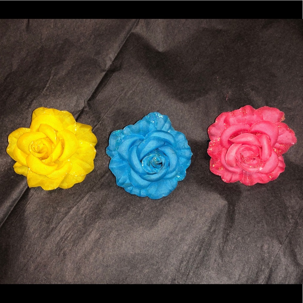 Icing hair clips